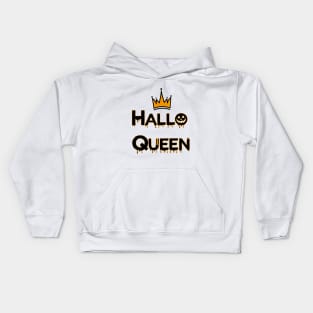 HALLOWEEN 2022 - HALLOQUEEN Kids Hoodie